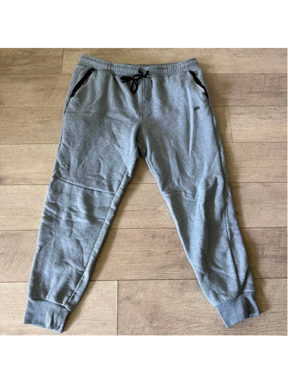 Men's LEG3ND Jogger Sweatpants Grey Black Size 3XL